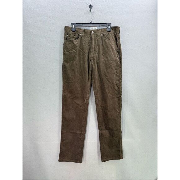 Peter Millar Superior Soft Corduroy Five-Pocket Pant Brown Size 32 - Picture 9 of 9